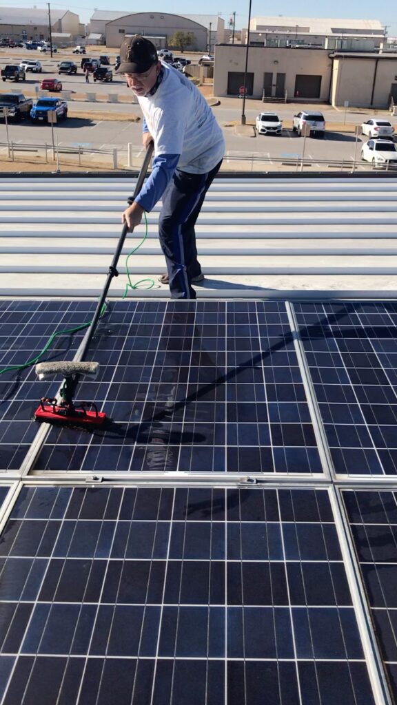 professional solar panel cleaning
