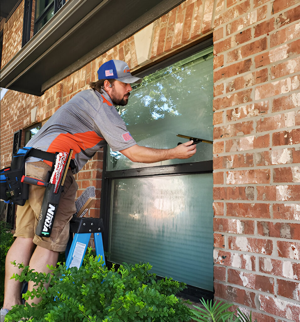 Professional exterior window cleaning 1